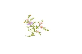 Charming Floral Design for Personalized Gifts