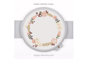 Charming Small Floral Wreath for Monogram Frame