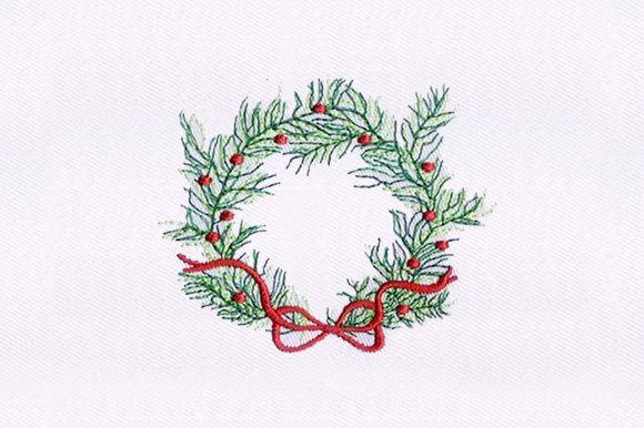 Cherry Wreath: A Delightful Embroidery Design