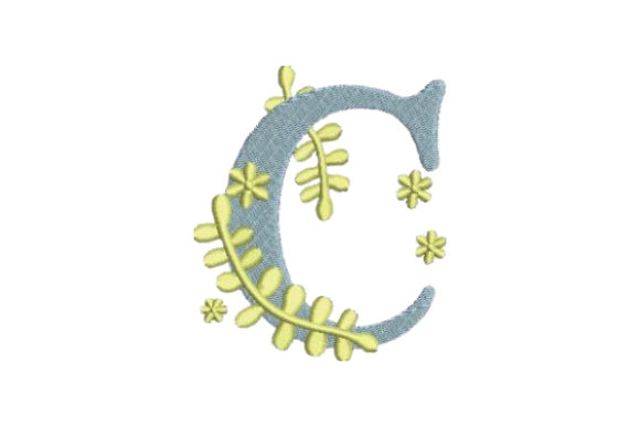 Floral Alphabet C: A Charming Addition for Holiday Gifts