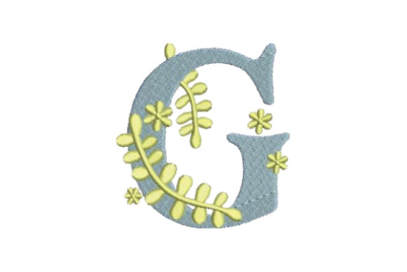 Floral Alphabet G: A Summery Wedding Monogram