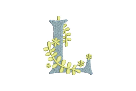 Floral Alphabet L: A Charming Addition for Your Shop