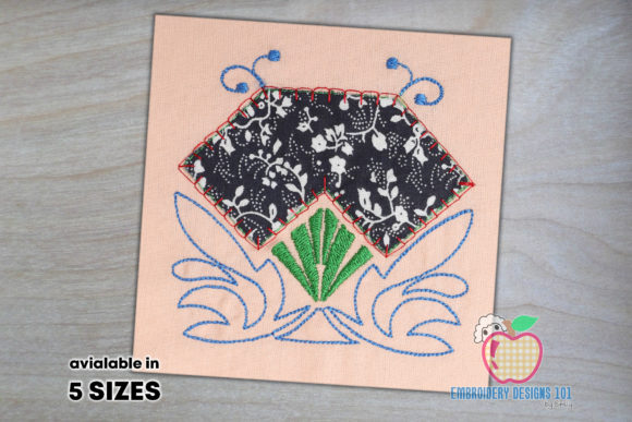 Floral Frame Applique: A Versatile Design for Etsy Sellers