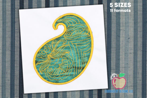 Floral Paiselys Applique: A Versatile Design