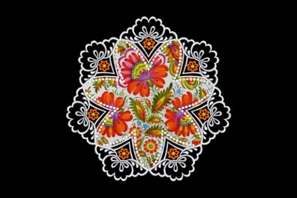 Floral Satin Applique Quilt Block for Seasonal Decor