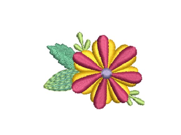 Flower Embroidery Design for Elegant Handmade Creations