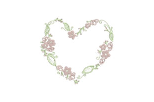 Heartshaped Pink Flower Wreath: A Delightful Design