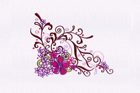 Pink Floral Vines: A Delicate Touch for Your Craft Fair