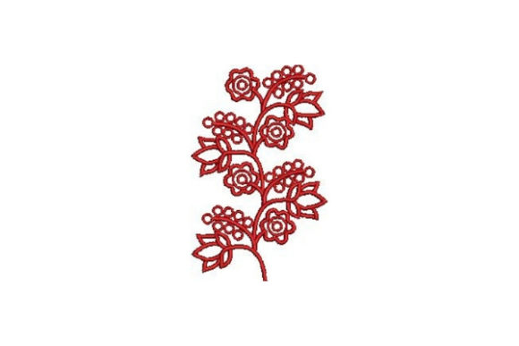 Redwork Flowers: A Charming Addition to Your Apparel