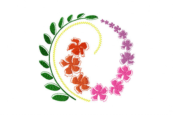 Review: Dancing Flowers and Leaves Wreath