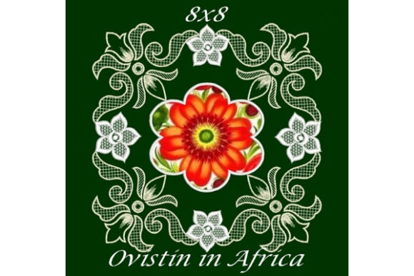 Stunning Lovely Floral Satin Applique Quilt Block