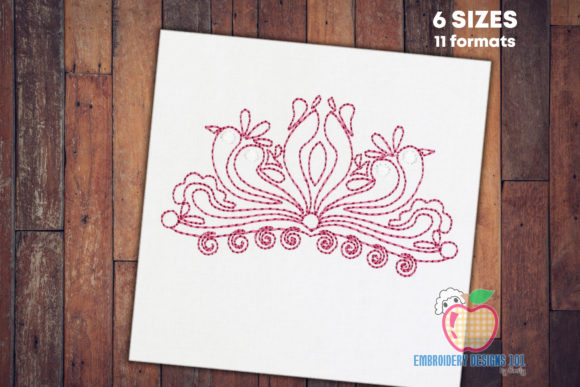Swirl Border Design Sketch: A Festive Touch